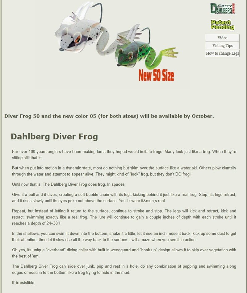 Review: Dahlberg Diver Frog - CatchGuide Outdoors