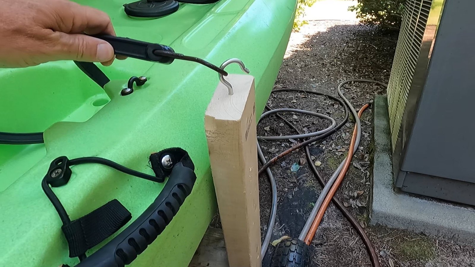 Fishing Kayak Setup – Step 2 – Cheap DIY Kayak Cart - CatchGuide