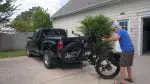 Bike load without a ramp