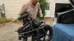 Loading ebike in small car