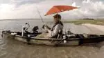 Umbrella on Kayak