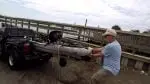 Loading a kayak on a truck