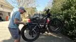 Loading heavy ebike