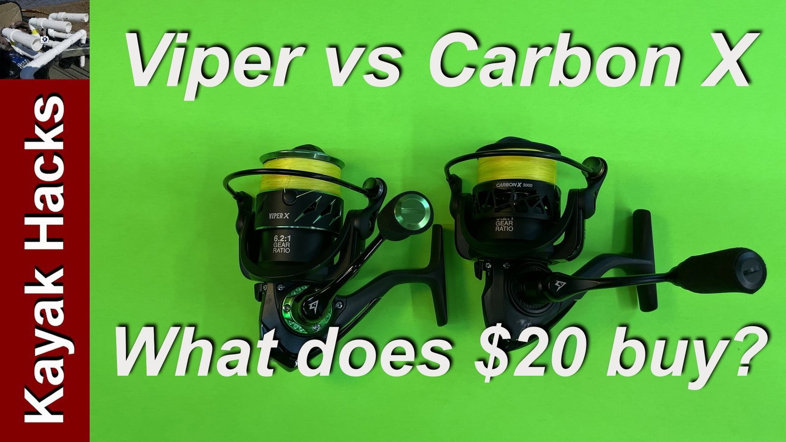 Piscifun Carbon X vs Piscifun Viper X – Episode 3 of 5 on the Piscifun line  of Spinnning Reels - CatchGuide Outdoors