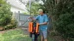 Large rod holder tube for surf fishing