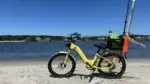 Model R on Beach